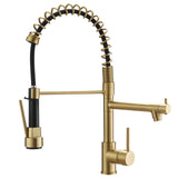 Commercial Kitchen Sink Faucet Pull Down Sprayer Single Handle