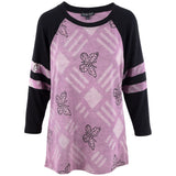 Butterflies & Diamonds Jersey Top