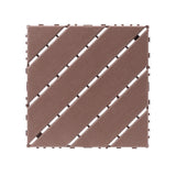Plastic interlocking decking tiles, 44 packs of terrace decking tiles