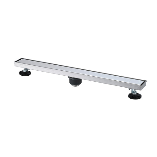 32" Linear Shower Drain with Hair Strainer and Leveling Feet