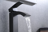Single Handle Waterfall Bathroom Vanity Faucet