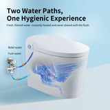 Tankless Smart Toilet With Bidet Built In, One-piece, Auto Flush