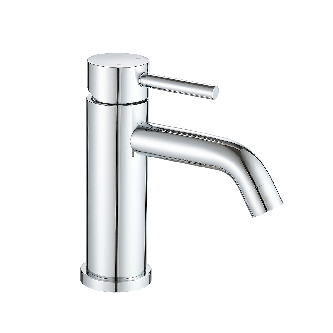 Chrome Single Handle Waterfall Bathroom Sink Faucet