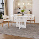 Engineered Wood Dining Table White