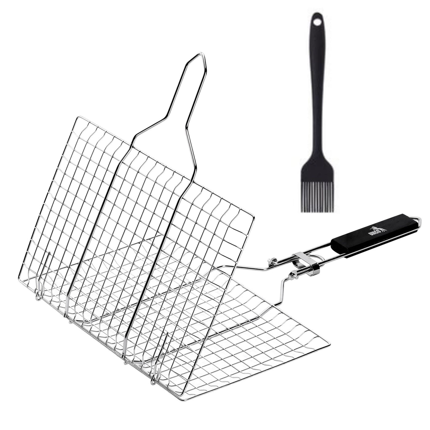 Stainless Steel Grill Basket for Fish and Vegetables