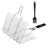 Stainless Steel Grill Basket for Fish and Vegetables