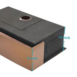 30 Rose Gold Farmhouse Sink - 30x21x10 Inch Kitchen Sink Stainless Steel