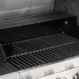 Gas Grill, 4 Burner Propane Gas Grill with Side Burner