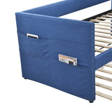 Daybed with Trundle Wood Sleeper Blue