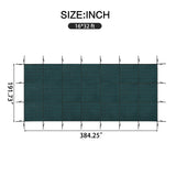 Swimming Pool Safety Cover, Fits 14x30ft Rectangular underground