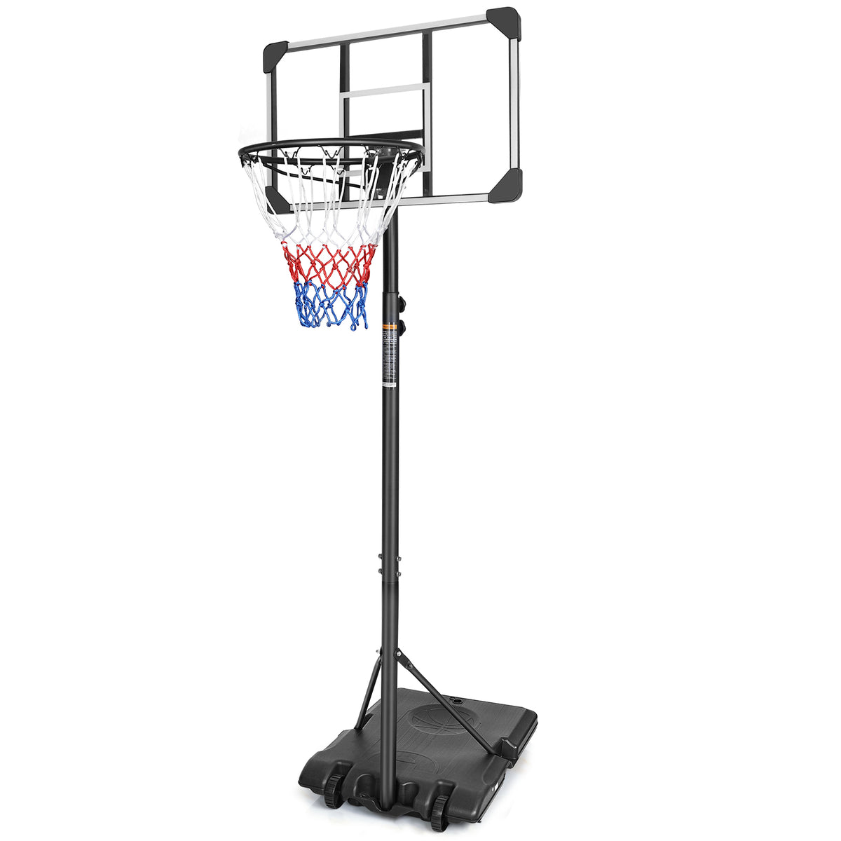Portable Basketball Goal System with Stable Base and Wheels, use