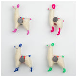 Handmade Cute Llama Magnets - Set of 4