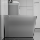 Square Smart Toilet with Built-in Tank for Bathroom, Remote Control