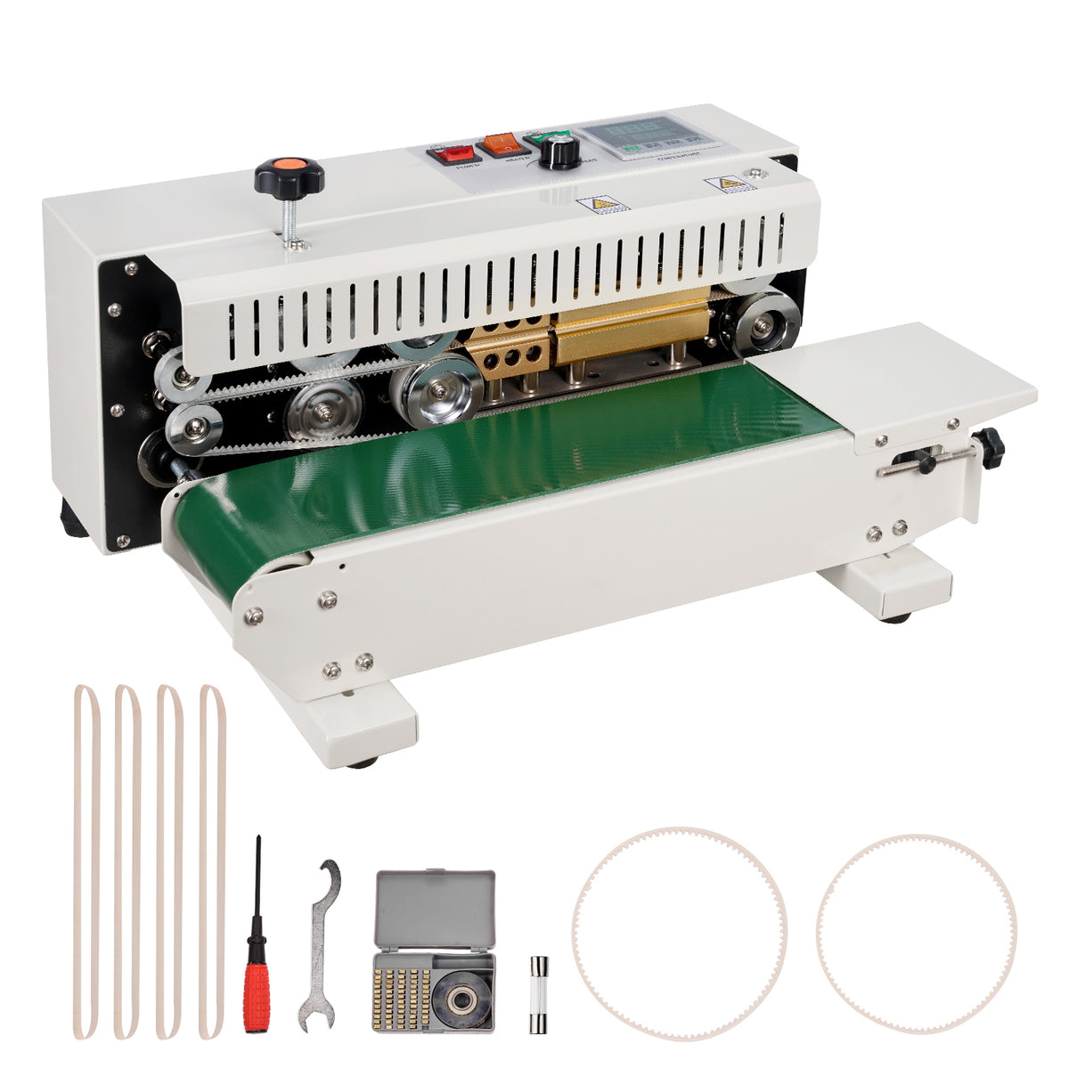 Continuous Bag Band Sealing Machine Horizontal Band Sealer Carbon Steel