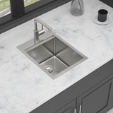 15" Topmount Sink Workstation Bar Sink with Faucet