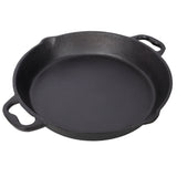 17inch Pre-Seasoned Cast Iron Skillet, Cast Iron Pan,Dual Assist Handles,Use for