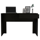 Writing Computer Desk - One Drawer - 47.3" Wide Top - Black