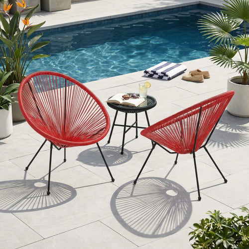 Anson Chair Set of 2 Orange