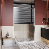 48.in W x 72.in H Single Sliding Shower Door