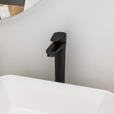 Oil-Rubbed Bronze Vessel Sink Faucet Single Handle Tall Bathroom Sink Faucet