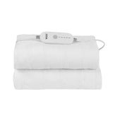King Heated Mattress Pad 78x80" Coral Fleece Auto Off