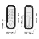 Mechanical Keyless Entry Door Lock, 2.0 Code Upgrade, 4-7 Digits Code