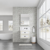Medicine Cabinet 24"W x 30"H - Frameless Beveled Mirror, Right-Opening