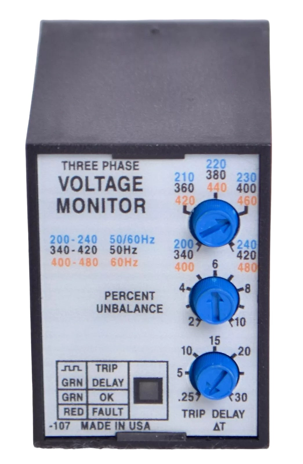 PLMU11 Littlefuse Phase Relay, Spdt, 200-408v, Socket Phase Monitoring Relay