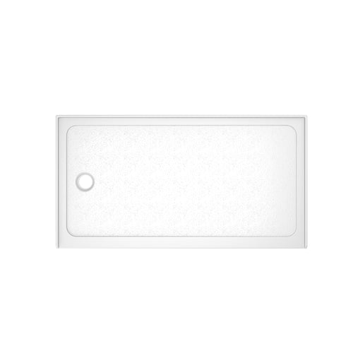 Gloss White Acrylic Shower Base 32" x 60" Left Drain