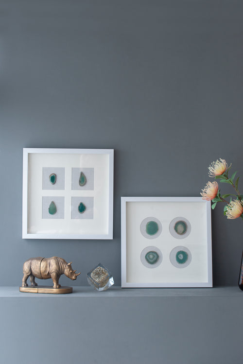 Shadow Box Wall Décor Set of 2, 15.57" x 1.2" x 15.7