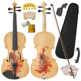 Professional 4/4 Full-Size Violin - Premium Sound