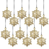 3.5x3.5' Snowflake Hanging Ornament, Hanging Home Decor Accents for Christmas Tr