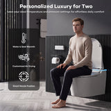 Wall-mounted Smart Toilet, Automatic Lid Opening, No Water Pressure Limitation