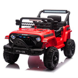 12V Kids Ride On Electric Truck Car W/Parents Control,2WD,Four-wheel suspension,