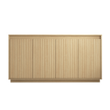 4 Door Sideboard Buffet Cabinet with Power Outlet