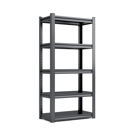72" 5-Tier Heavy-Duty Metal Garage Shelving Adjustable Storage Rack