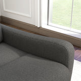 Velvet Recliner Swivel Power Dark Gray
