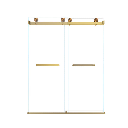 Frameless Double Sliding Shower Door 44-48"W x 74"H 8mm