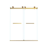 Frameless Double Sliding Shower Door 56-60"W x 74"H 8mm