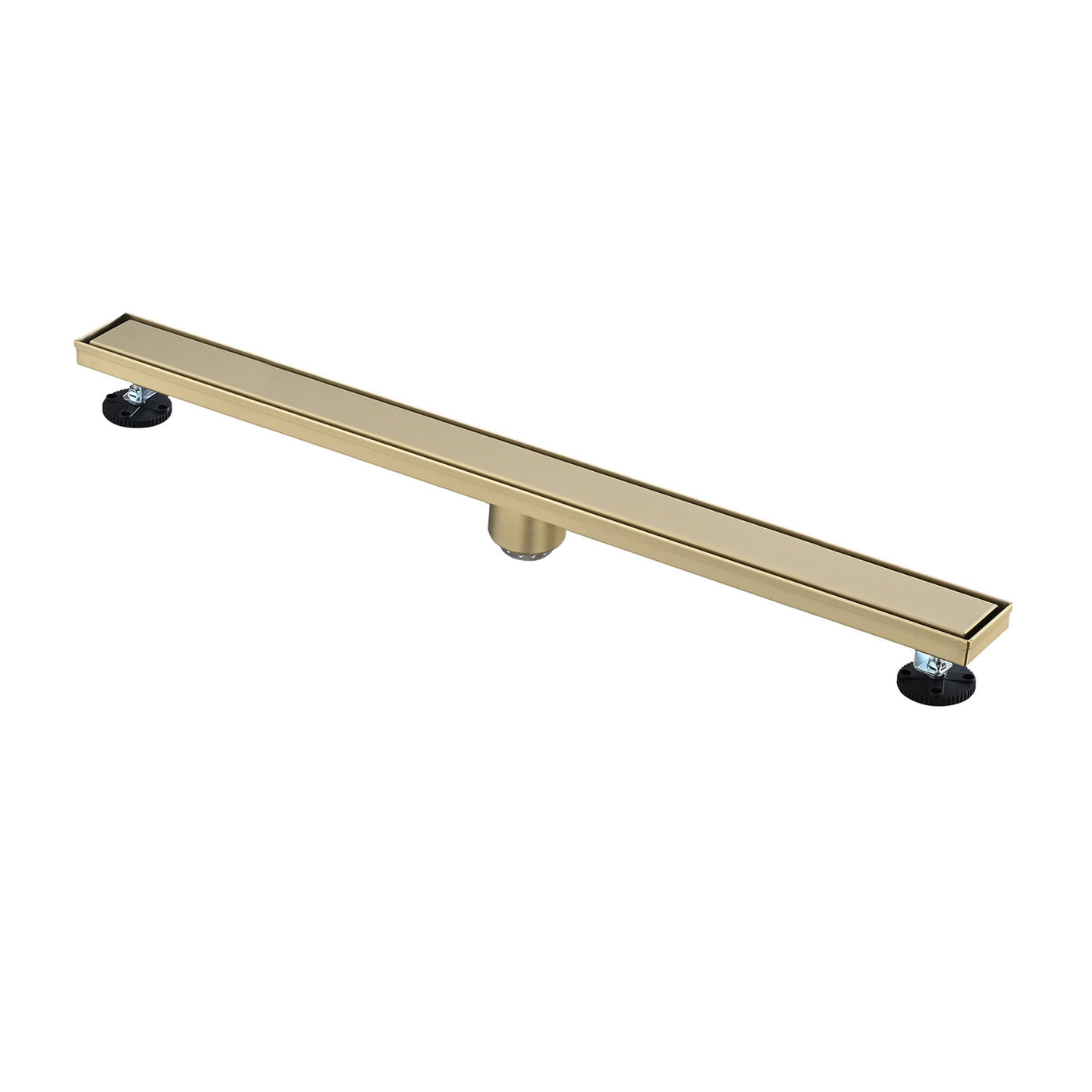 36" Linear Shower Drain with Hair Strainer and Leveling Feet