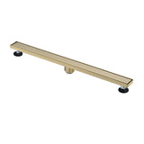 36" Linear Shower Drain with Hair Strainer and Leveling Feet
