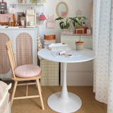 Engineered Wood Dining Table White