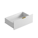 6-Drawer Engineered Wood Dresser White 47"