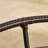 Metal Outdoor Chair Swivel Beige