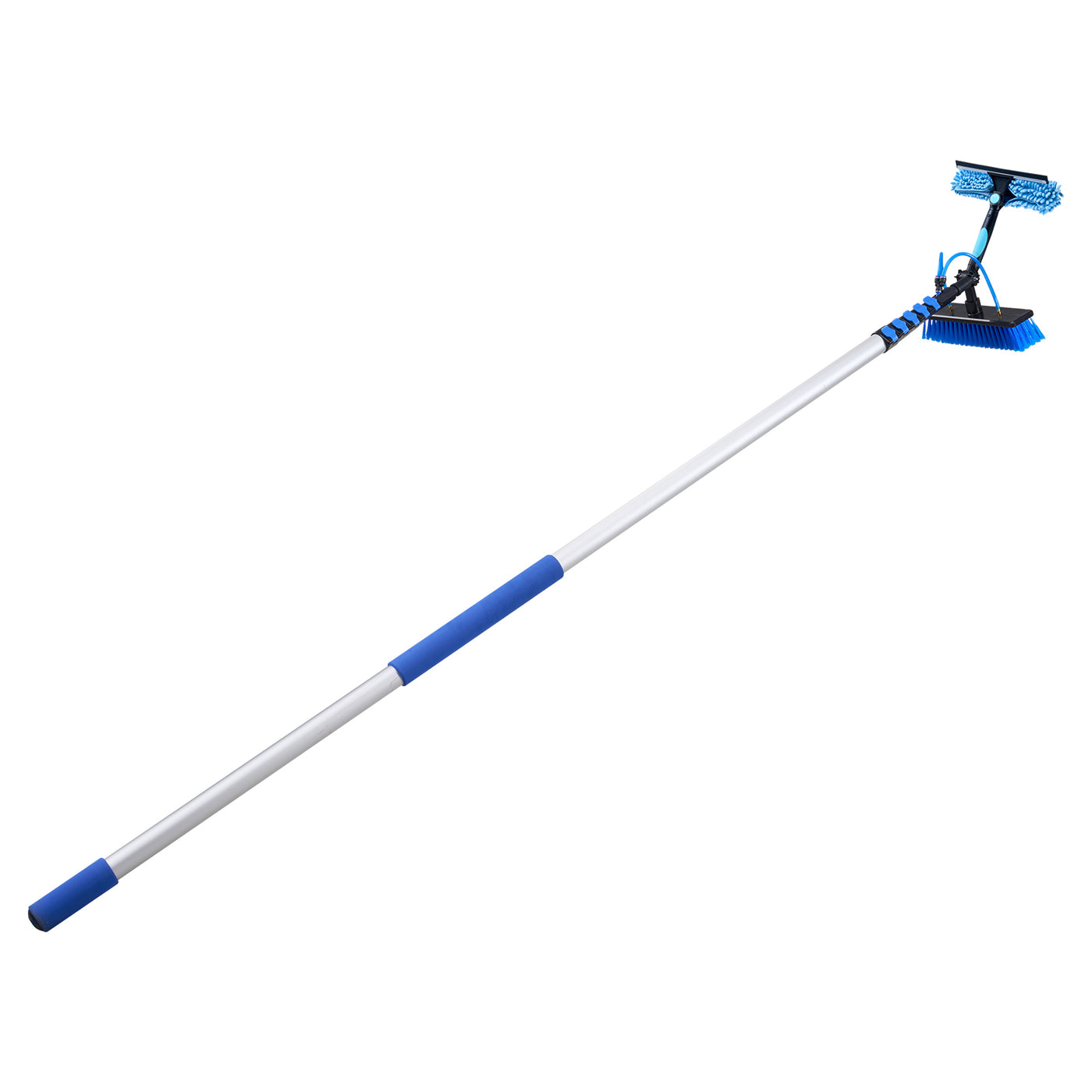Solar Panel Cleaning Kit 39 ft Water Fed Pole Brush
