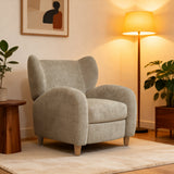 Fabric Accent Chair Camel