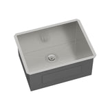 Laundry Sink 23 Inch - 23x18x12 Inch Undermount Utility Sink Deep Single Bowl
