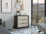 Kaia 3 Drawer Dresser Black Pine