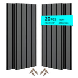 Metal Roof Panel Length 72.8IN Galvanized Roof Panels 20 PCS Waterproof Heavy
