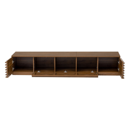 78" Modern TV Stand Entertainment Center Walnut